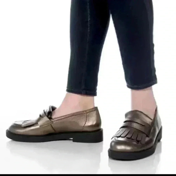 NEW Paul Green Stacy Kiltie Penny Loafer in Bark Brushed Leather UK 5 US 7.5 - Picture 2 of 10